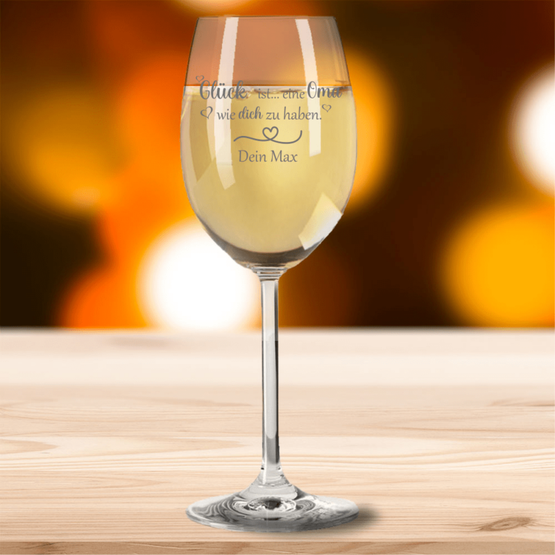 Bild von   weiayweinglas von leonardo glapng | Individuelle 🎁 persönliche 🎁 personalisierte Geschenke bedruckt ▪ bestickt ▪ graviert