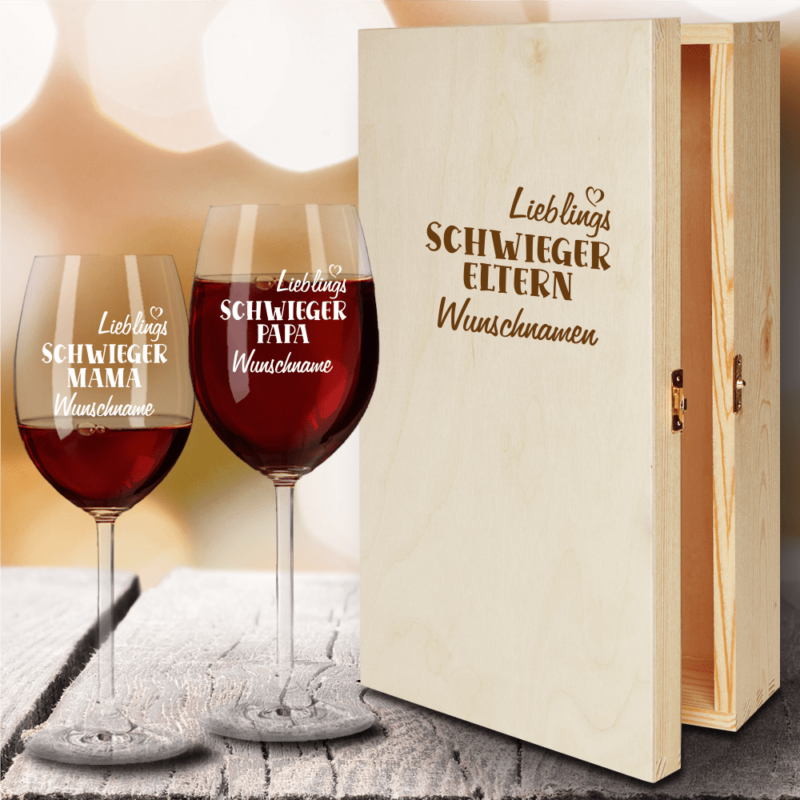 Bild von   geschenkbox rotweinglaeser vonpng | Individuelle 🎁 persönliche 🎁 personalisierte Geschenke bedruckt ▪ bestickt ▪ graviert