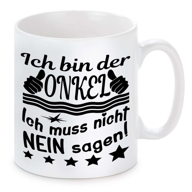 Bild von   tasse modell ich bin der onkejpg | Individuelle 🎁 persönliche 🎁 personalisierte Geschenke bedruckt ▪ bestickt ▪ graviert