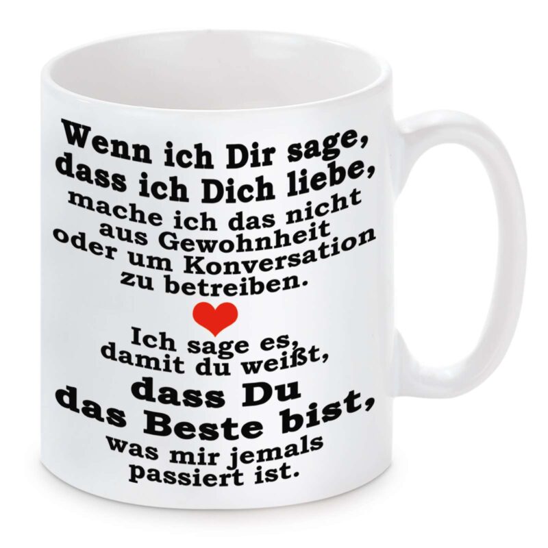 Bild von   tasse modell wenn ich dir sagjpg | Individuelle 🎁 persönliche 🎁 personalisierte Geschenke bedruckt ▪ bestickt ▪ graviert