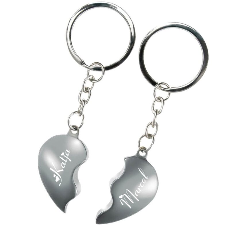 Bild von   partner schluesselanhaenger mijpg | Individuelle 🎁 persönliche 🎁 personalisierte Geschenke bedruckt ▪ bestickt ▪ graviert
