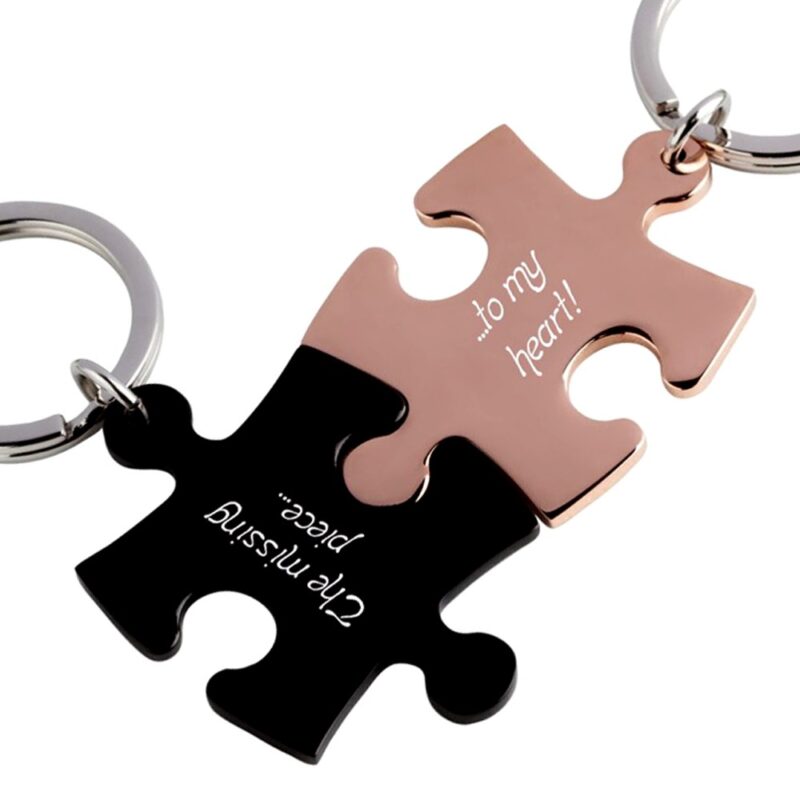 Bild von   partner schluesselanhaenger mijpg | Individuelle 🎁 persönliche 🎁 personalisierte Geschenke bedruckt ▪ bestickt ▪ graviert