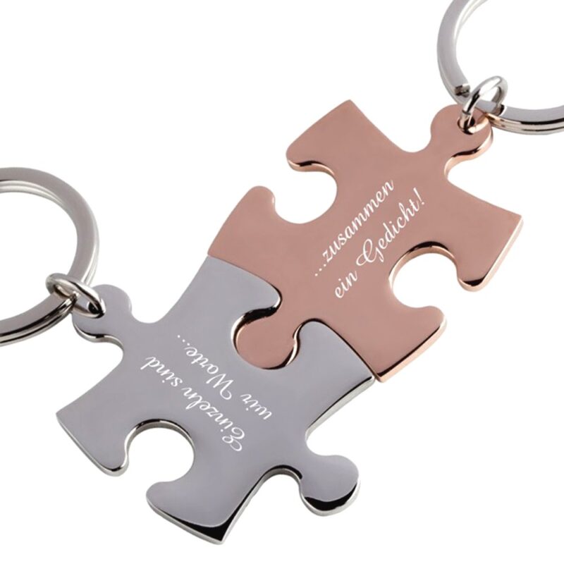 Bild von   partner schluesselanhaenger mijpg | Individuelle 🎁 persönliche 🎁 personalisierte Geschenke bedruckt ▪ bestickt ▪ graviert