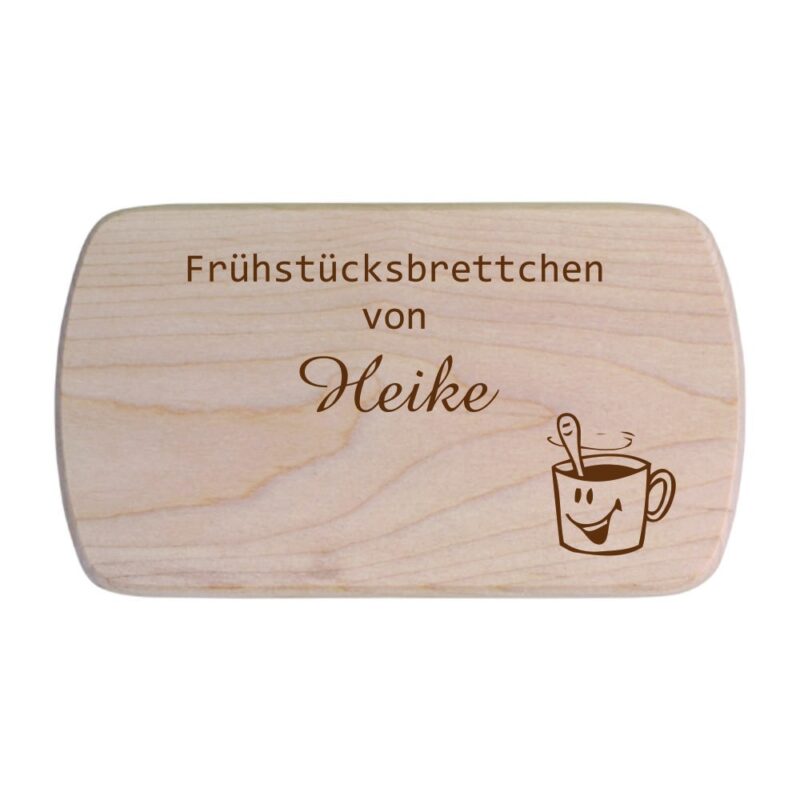 Bild von   brotbrettchen mit gravur kafjpg | Individuelle 🎁 persönliche 🎁 personalisierte Geschenke bedruckt ▪ bestickt ▪ graviert