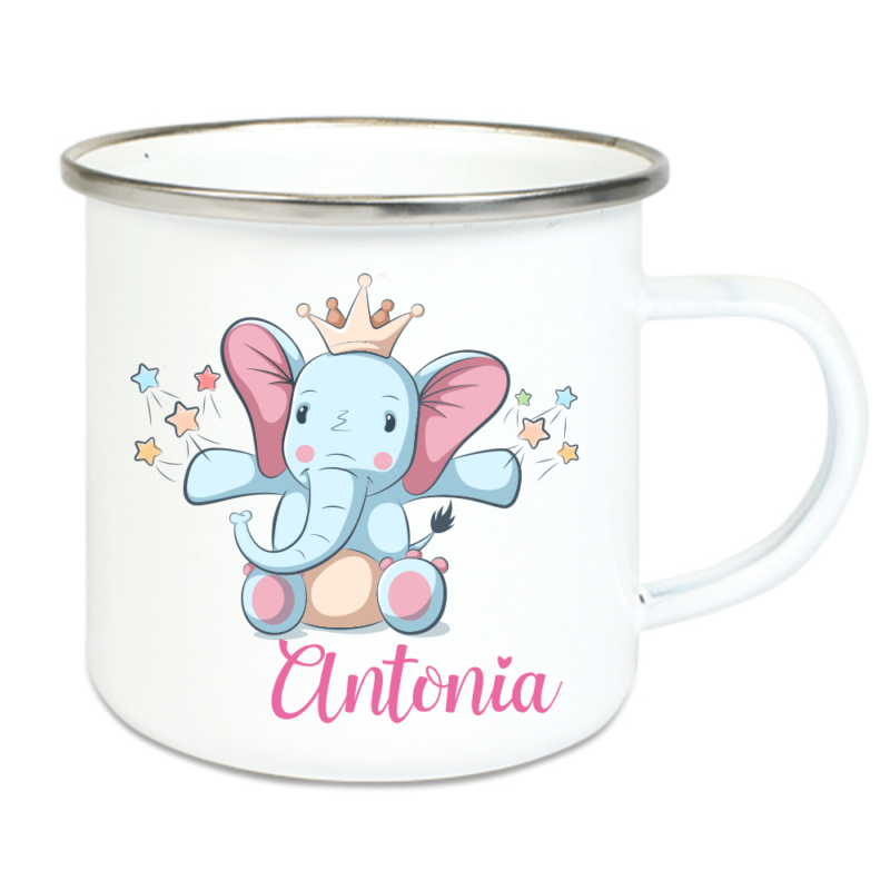 Bild von   emaille tasse kinder mit deinepng | Individuelle 🎁 persönliche 🎁 personalisierte Geschenke bedruckt ▪ bestickt ▪ graviert