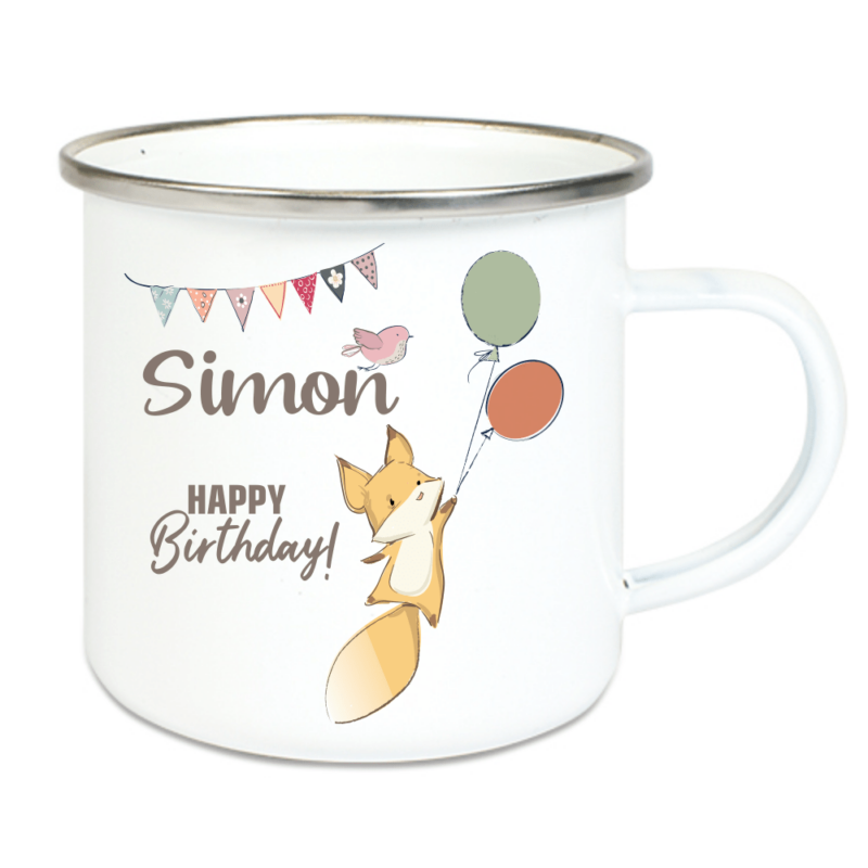 Bild von   emaille tasse kinder mit deinepng | Individuelle 🎁 persönliche 🎁 personalisierte Geschenke bedruckt ▪ bestickt ▪ graviert