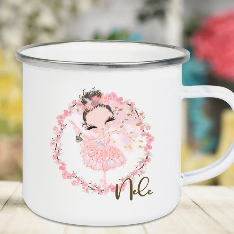 Bild von   emaille tasse kinder mit deinepng | Individuelle 🎁 persönliche 🎁 personalisierte Geschenke bedruckt ▪ bestickt ▪ graviert