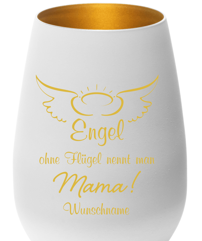 Bild von   windlicht mit gravur engel ohnpng | Individuelle 🎁 persönliche 🎁 personalisierte Geschenke bedruckt ▪ bestickt ▪ graviert