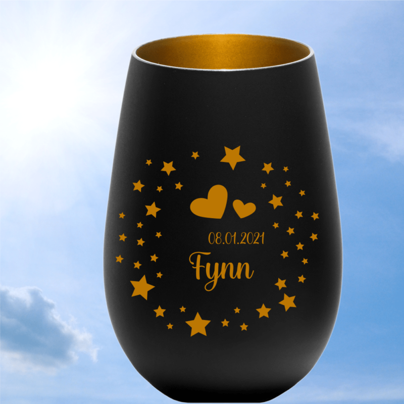 Bild von   personalisiertes windlicht eripng | Individuelle 🎁 persönliche 🎁 personalisierte Geschenke bedruckt ▪ bestickt ▪ graviert