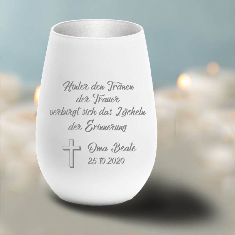 Bild von   personalisiertes windlicht erijpg | Individuelle 🎁 persönliche 🎁 personalisierte Geschenke bedruckt ▪ bestickt ▪ graviert
