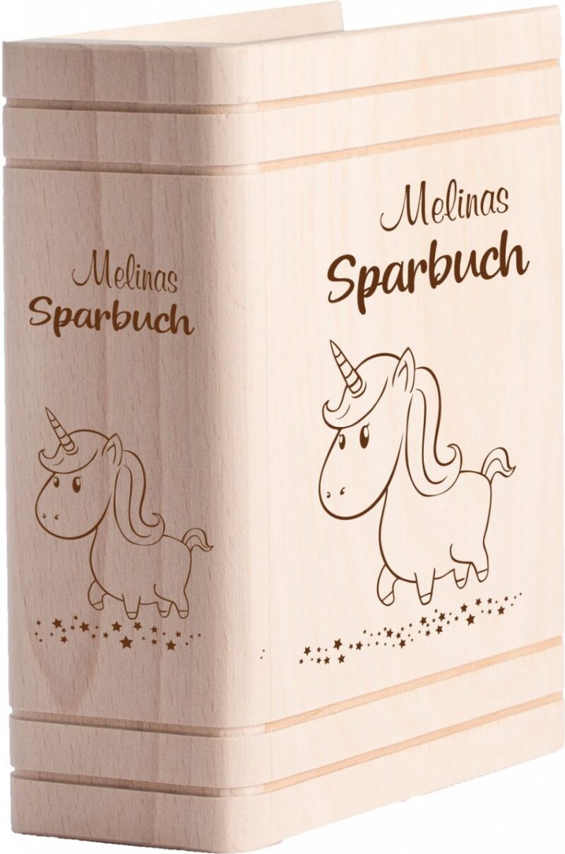 Bild von   spardose fuer kinder einhorn ijpg | Individuelle 🎁 persönliche 🎁 personalisierte Geschenke bedruckt ▪ bestickt ▪ graviert