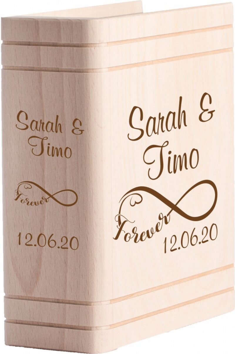 Bild von   spardose zur hochzeit in buchfjpg | Individuelle 🎁 persönliche 🎁 personalisierte Geschenke bedruckt ▪ bestickt ▪ graviert