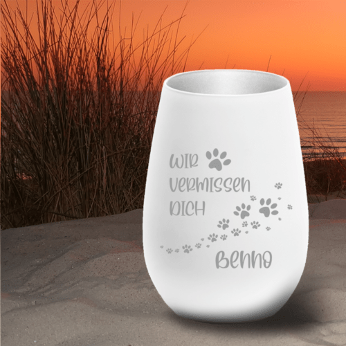 Erinnerungslicht Haustier Wir vermissen Dich