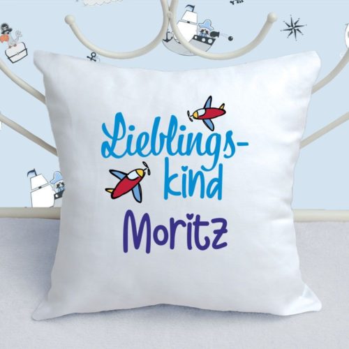 Namenskissen für Jungen -Lieblingskind