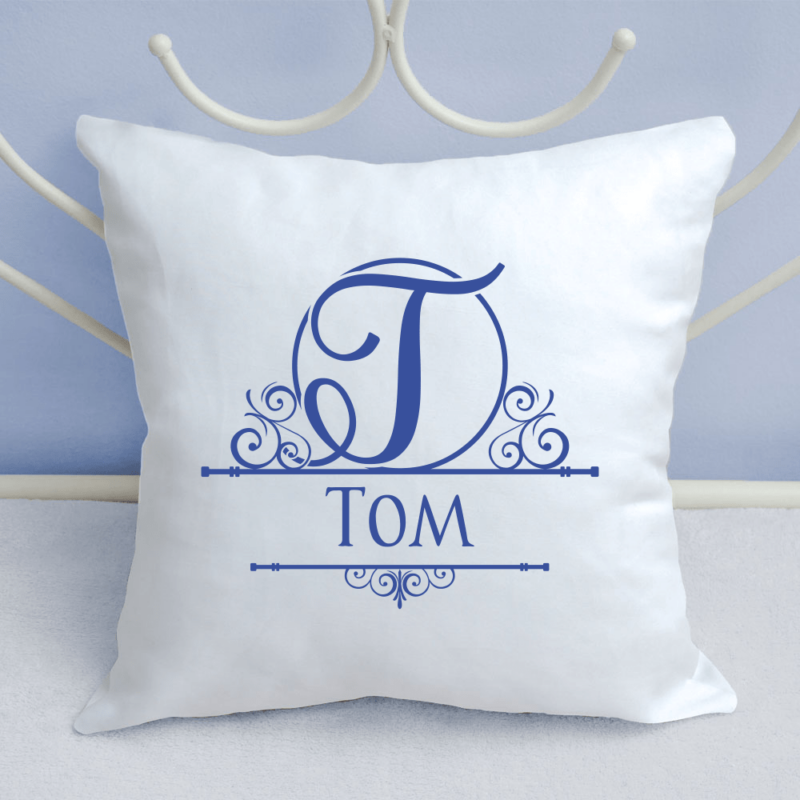 Bild von   namenskissen mit monogrammpng | Individuelle 🎁 persönliche 🎁 personalisierte Geschenke bedruckt ▪ bestickt ▪ graviert