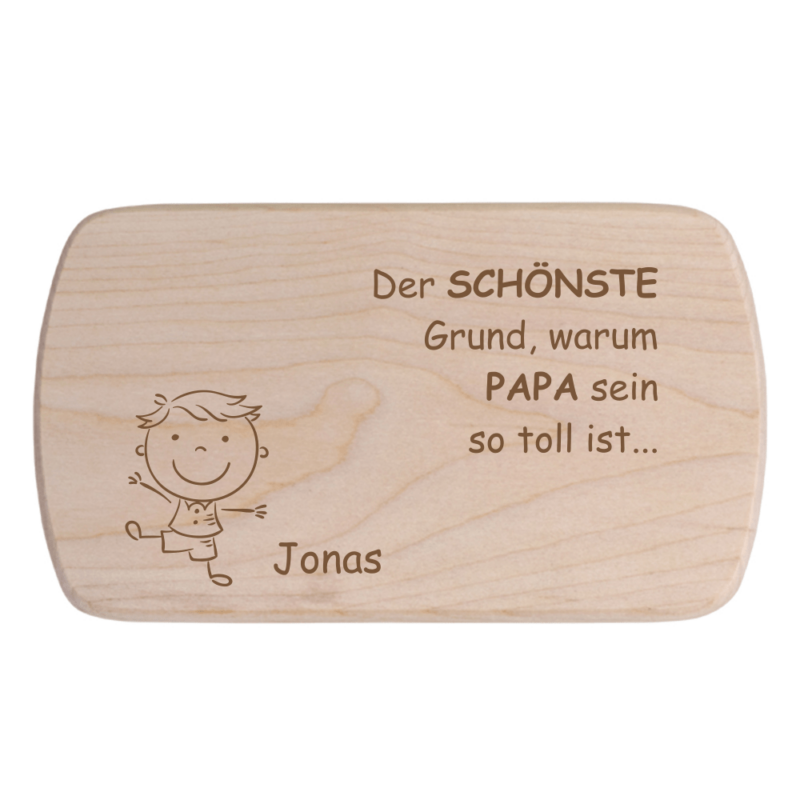Bild von   fruehstuecksbrett der schoenstpng | Individuelle 🎁 persönliche 🎁 personalisierte Geschenke bedruckt ▪ bestickt ▪ graviert