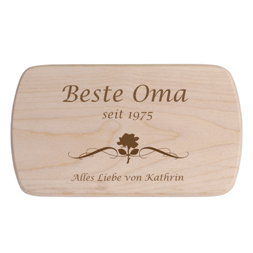 Frühstücksbrettchen für die beste Oma