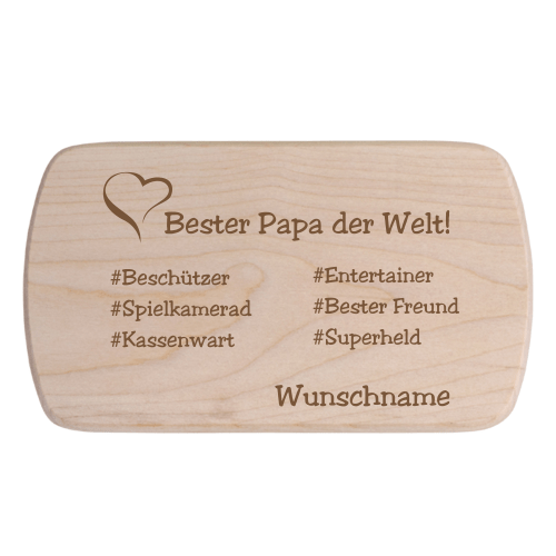 Frühstücksbrettchen Bester Papa #