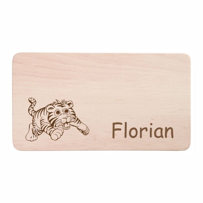 Bild von   fruehstuecksbrettchen mit gravjpg | Individuelle 🎁 persönliche 🎁 personalisierte Geschenke bedruckt ▪ bestickt ▪ graviert