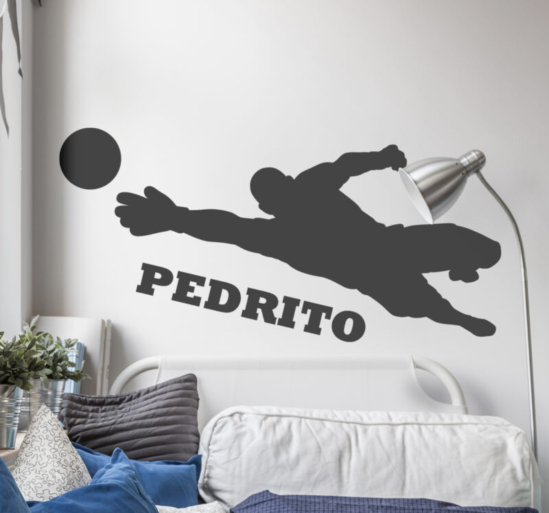 Bild von   wandsticker fussball fussballtjpg | Individuelle 🎁 persönliche 🎁 personalisierte Geschenke bedruckt ▪ bestickt ▪ graviert
