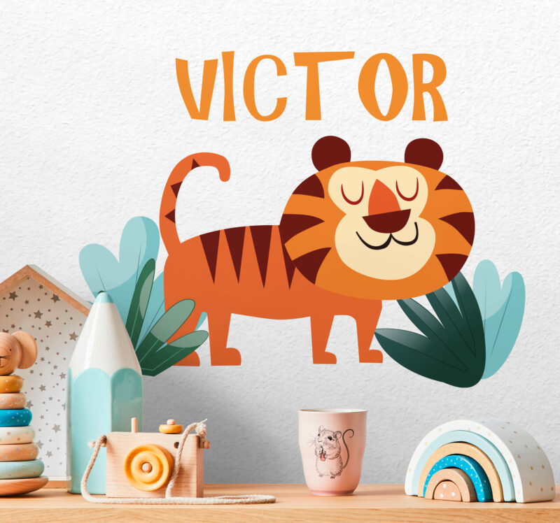 Bild von   wandstickers kinderzimmer saajpg | Individuelle 🎁 persönliche 🎁 personalisierte Geschenke bedruckt ▪ bestickt ▪ graviert