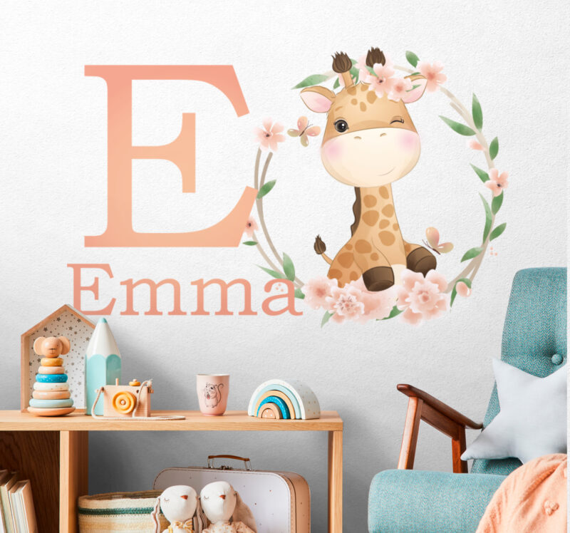 Bild von   wandstickers kinderzimmer saajpg | Individuelle 🎁 persönliche 🎁 personalisierte Geschenke bedruckt ▪ bestickt ▪ graviert