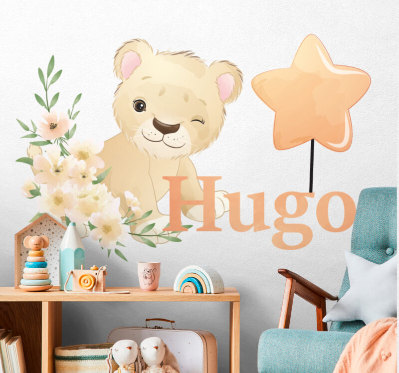 Bild von   wandstickers kinderzimmer saajpg | Individuelle 🎁 persönliche 🎁 personalisierte Geschenke bedruckt ▪ bestickt ▪ graviert