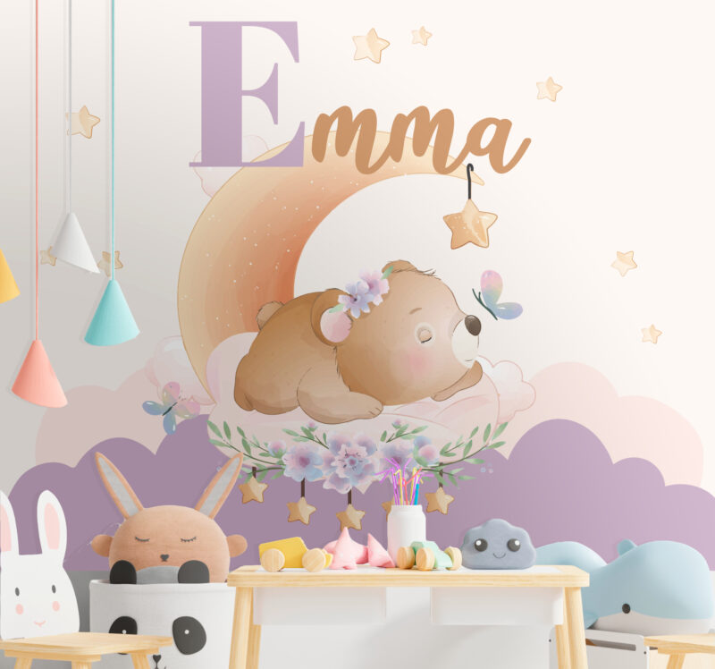 Bild von   fototapete kinder suesse tierejpg | Individuelle 🎁 persönliche 🎁 personalisierte Geschenke bedruckt ▪ bestickt ▪ graviert