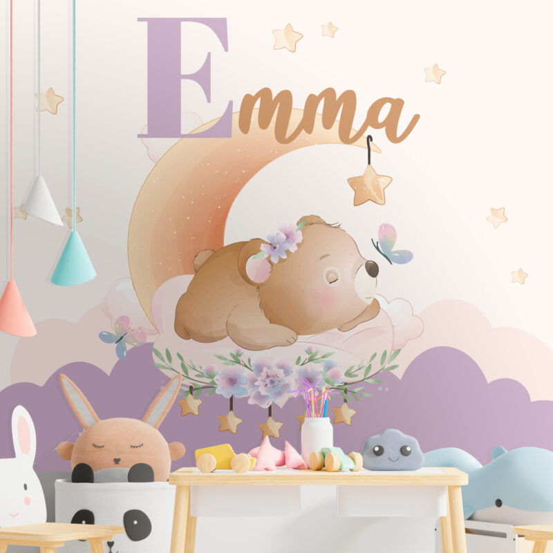 Bild von   fototapete kinder suesse tierejpg | Individuelle 🎁 persönliche 🎁 personalisierte Geschenke bedruckt ▪ bestickt ▪ graviert