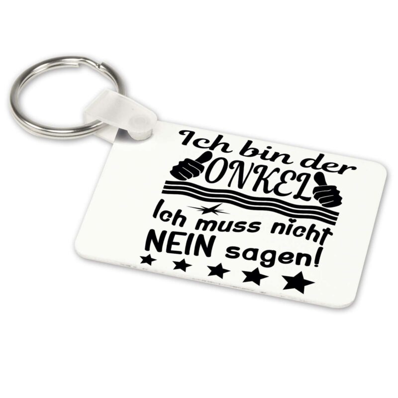 Bild von   alu schluesselanhaenger weissjpg | Individuelle 🎁 persönliche 🎁 personalisierte Geschenke bedruckt ▪ bestickt ▪ graviert