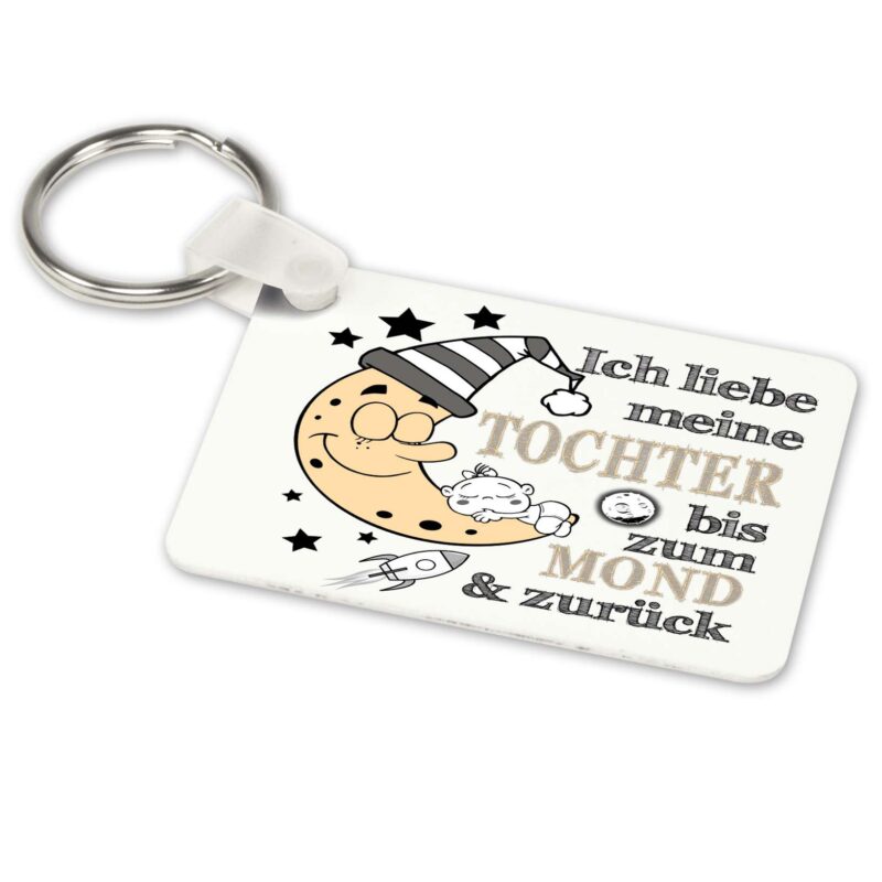 Bild von   alu schluesselanhaenger weissjpg | Individuelle 🎁 persönliche 🎁 personalisierte Geschenke bedruckt ▪ bestickt ▪ graviert
