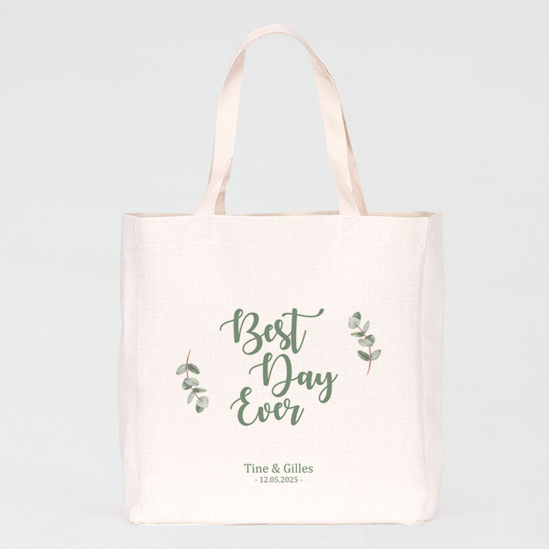 Bild von   eukalyptus einkaufstasche mitjpg | Individuelle 🎁 persönliche 🎁 personalisierte Geschenke bedruckt ▪ bestickt ▪ graviert