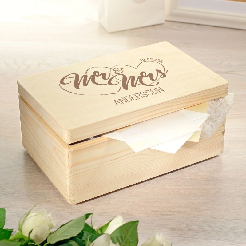 Keepsake Box - Mr und Mrs - Personalisiert