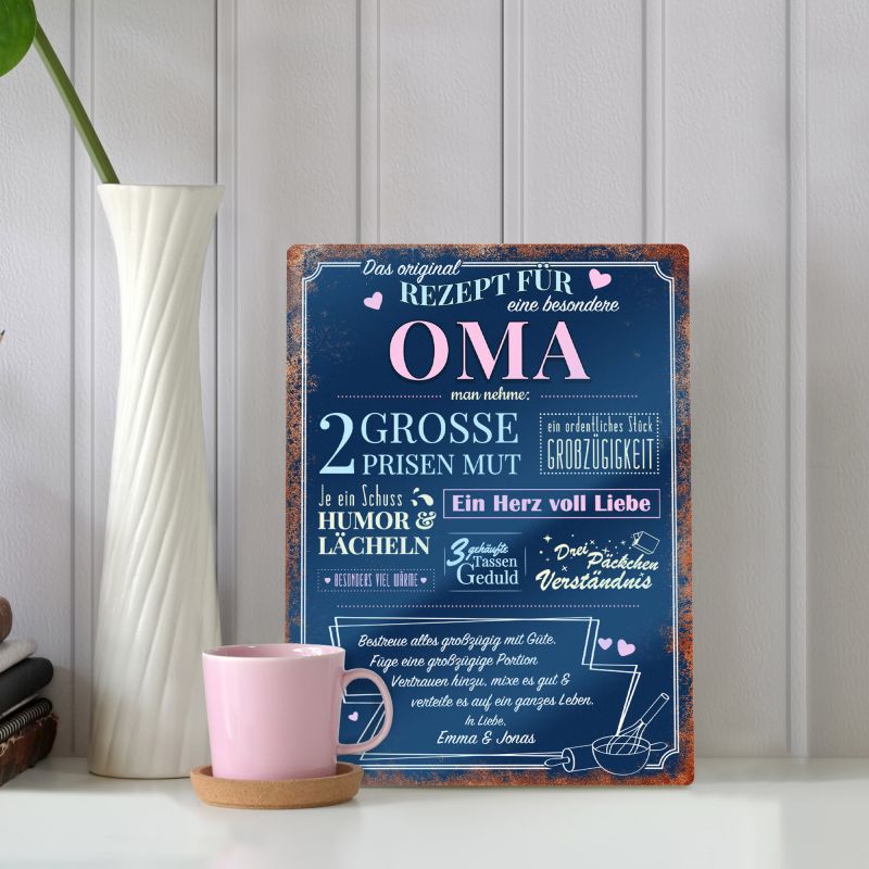Bild von   personalisiertes wandschildjpg | Individuelle 🎁 persönliche 🎁 personalisierte Geschenke bedruckt ▪ bestickt ▪ graviert