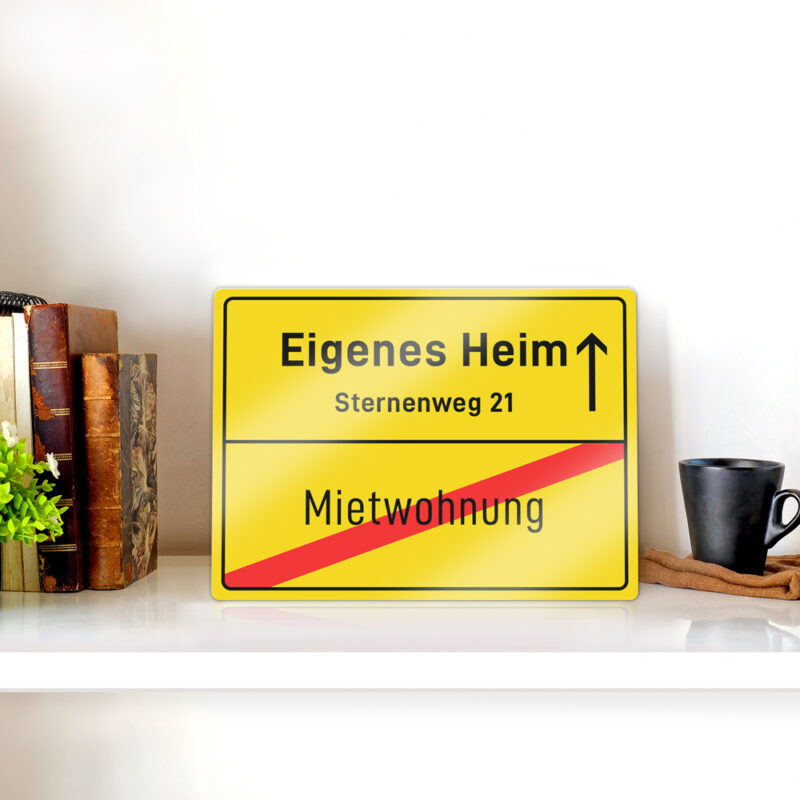 Bild von   personalisiertes ortsschild zujpg | Individuelle 🎁 persönliche 🎁 personalisierte Geschenke bedruckt ▪ bestickt ▪ graviert