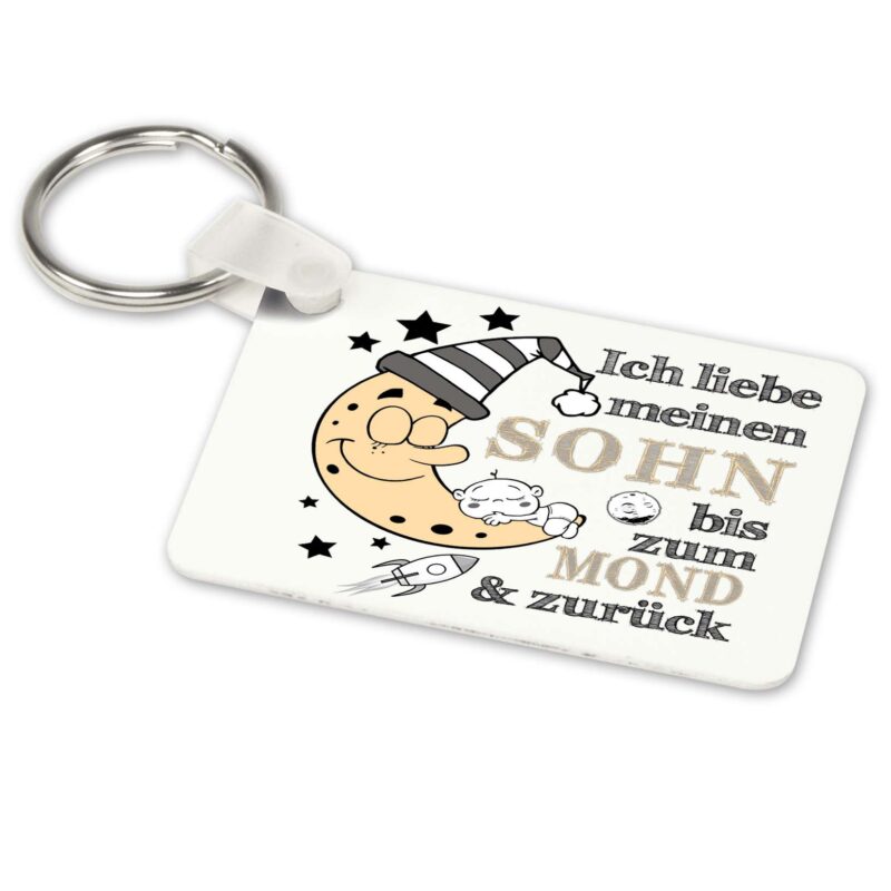 Bild von   alu schluesselanhaenger weissjpg | Individuelle 🎁 persönliche 🎁 personalisierte Geschenke bedruckt ▪ bestickt ▪ graviert