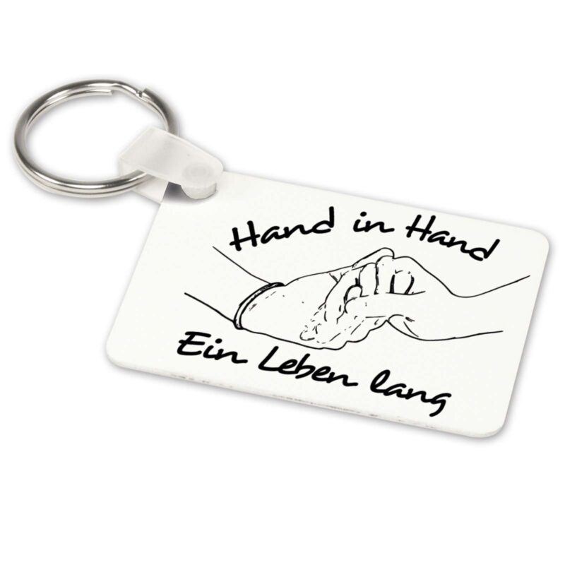 Bild von   alu schluesselanhaenger weissjpg | Individuelle 🎁 persönliche 🎁 personalisierte Geschenke bedruckt ▪ bestickt ▪ graviert