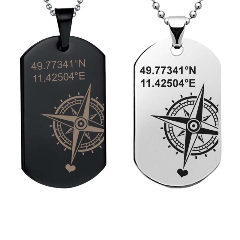Bild von   halskette dog tag anhaenger sijpg | Individuelle 🎁 persönliche 🎁 personalisierte Geschenke bedruckt ▪ bestickt ▪ graviert