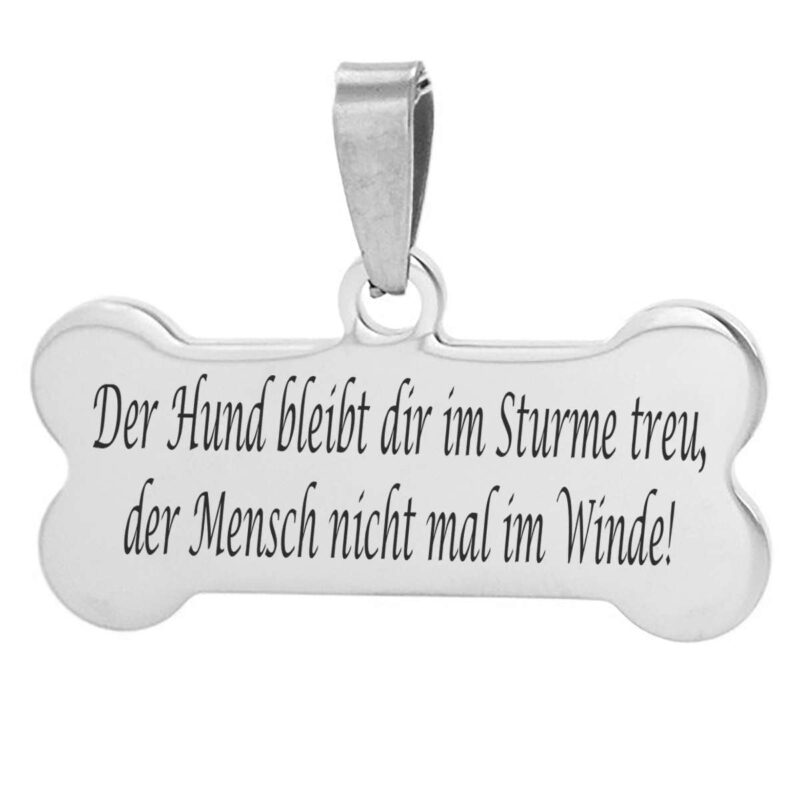 Bild von   edelstahl dog tag anhaenger mijpg | Individuelle 🎁 persönliche 🎁 personalisierte Geschenke bedruckt ▪ bestickt ▪ graviert