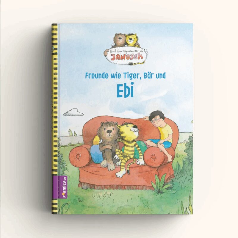 Bild von   janosch tiger baer und dujpg | Individuelle 🎁 persönliche 🎁 personalisierte Geschenke bedruckt ▪ bestickt ▪ graviert