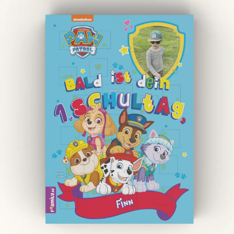 PAW Patrol Countdown-Schulstart-Kalender