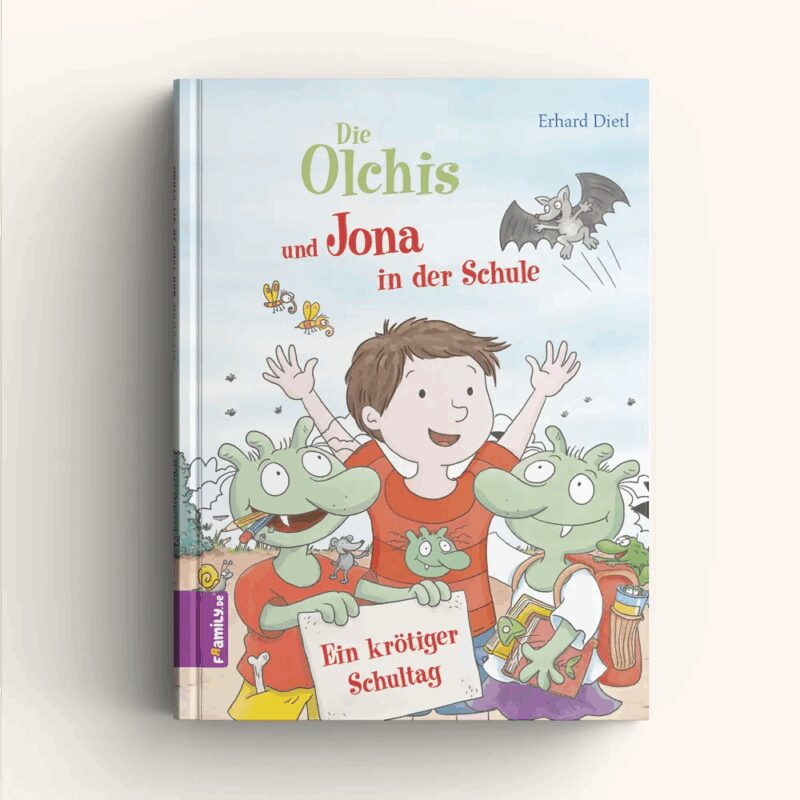 Bild von   die olchis und du in der schuljpg | Individuelle 🎁 persönliche 🎁 personalisierte Geschenke bedruckt ▪ bestickt ▪ graviert
