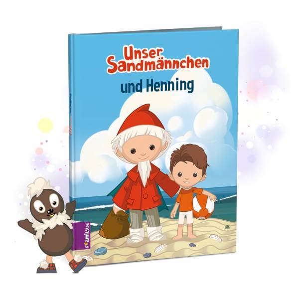 Bild von   das sandmaennchen und dujpg | Individuelle 🎁 persönliche 🎁 personalisierte Geschenke bedruckt ▪ bestickt ▪ graviert