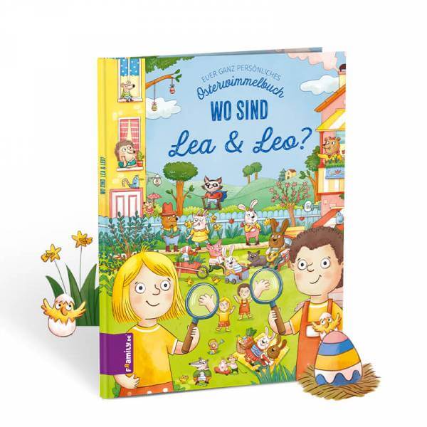 Bild von   osterwimmelbuch fuer geschwistjpg | Individuelle 🎁 persönliche 🎁 personalisierte Geschenke bedruckt ▪ bestickt ▪ graviert