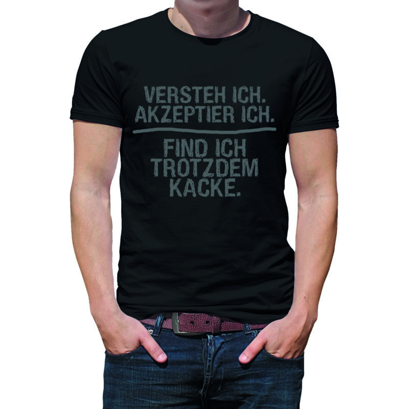 Bild von   herren t shirt modell verstehjpg | Individuelle 🎁 persönliche 🎁 personalisierte Geschenke bedruckt ▪ bestickt ▪ graviert