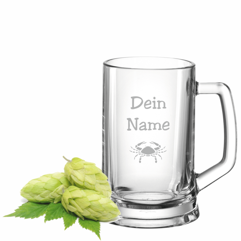 Bild von   bierkrug l mit deinem wunscpng | Individuelle 🎁 persönliche 🎁 personalisierte Geschenke bedruckt ▪ bestickt ▪ graviert
