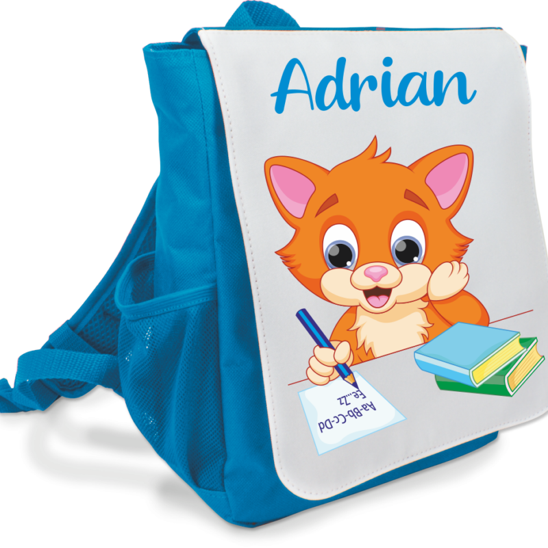 Bild von   rucksack mit wunschnamen katzepng | Individuelle 🎁 persönliche 🎁 personalisierte Geschenke bedruckt ▪ bestickt ▪ graviert