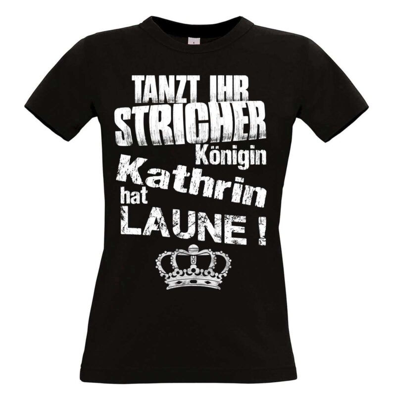 Bild von   damen t shirt modell tanzt ihjpg | Individuelle 🎁 persönliche 🎁 personalisierte Geschenke bedruckt ▪ bestickt ▪ graviert