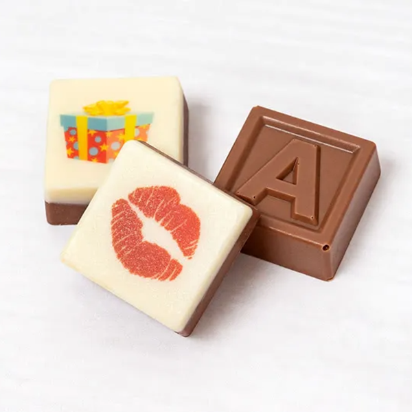 Bild von   chocotelegram personalisiertjpg | Individuelle 🎁 persönliche 🎁 personalisierte Geschenke bedruckt ▪ bestickt ▪ graviert