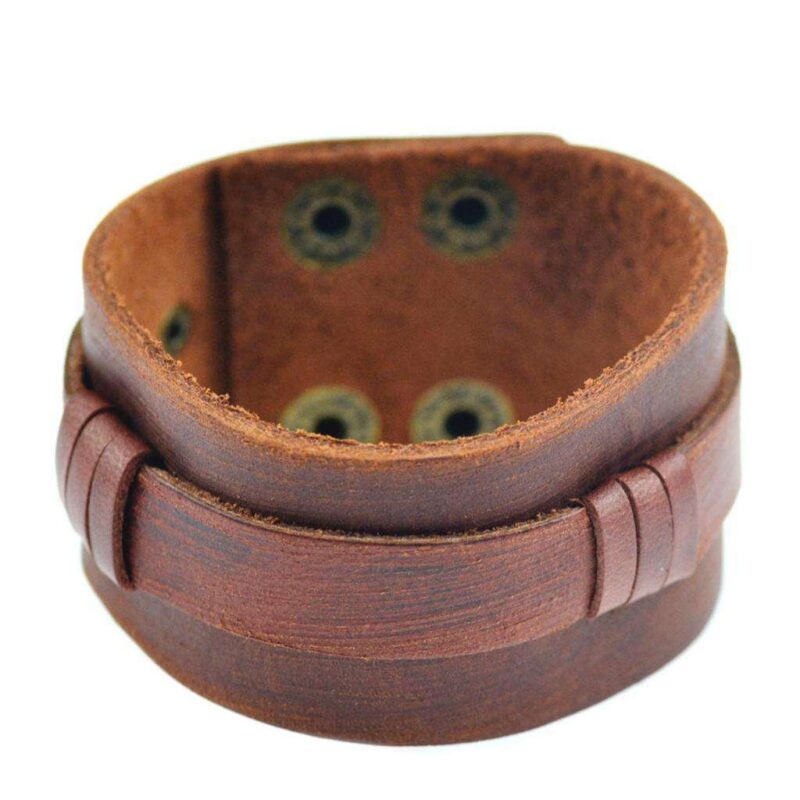 Bild von   leder armband mit druckknopf jpg | Individuelle 🎁 persönliche 🎁 personalisierte Geschenke bedruckt ▪ bestickt ▪ graviert